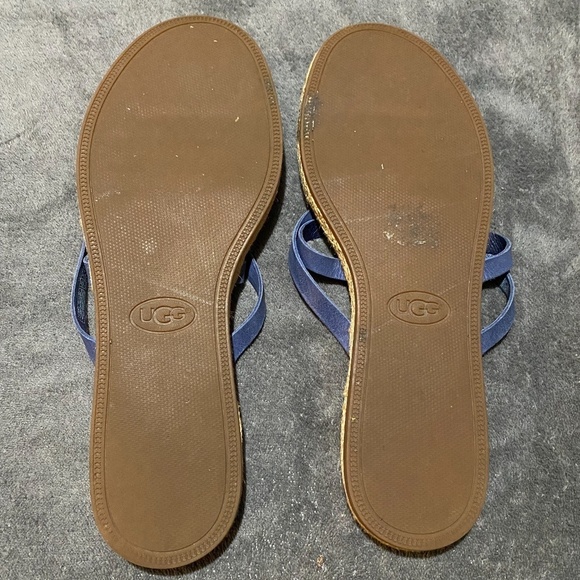 UGG Anice Leather Flip Flops - Picture 2 of 4